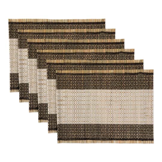 DII® Urban Oasis Reed Placemat Set, 6ct.